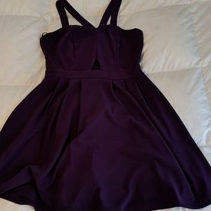 Forever 21 Deep Purple Mini Dress